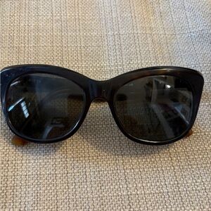 Tom’s “Kitty” Sunglasses Brown & Coral
